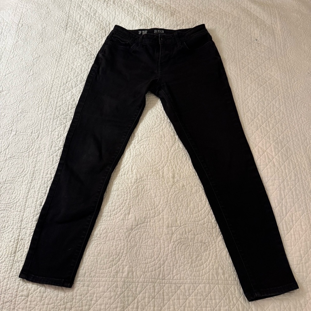 a.n.a Black Mid-Rise Jeggings